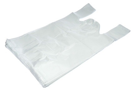 Пакет-майка белый П-2