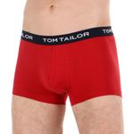 Мужские трусы боксеры набор 3в1 (красные, темно-серые, синие) Tom Tailor 70162/6061 430