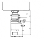 Измельчитель пищевых отходов, EMAR 390 Compact