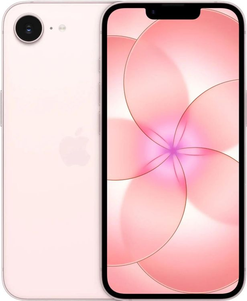 6.1" Смартфон Apple iPhone 17e 512Gb,  A3634,  NFC,  OLED,  60Гц,  розовый
