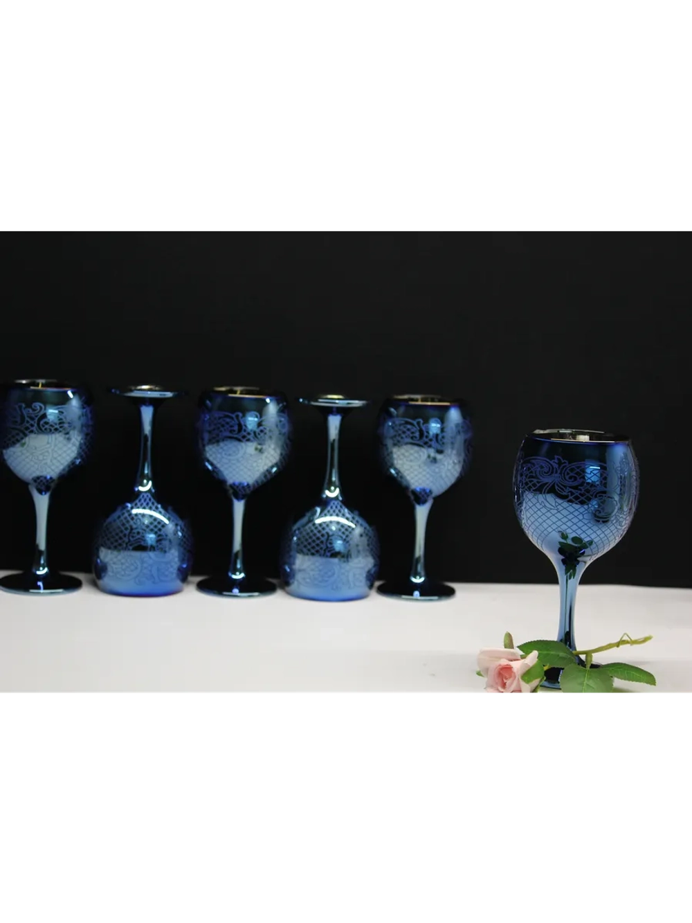 Фужеры для вина Лазурит