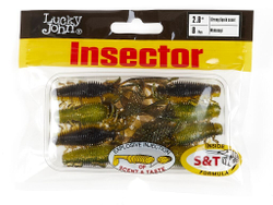Мягкая съедобная приманка LJ Pro Series Insector 2.8 in (70 мм), цвет T36, 8 шт