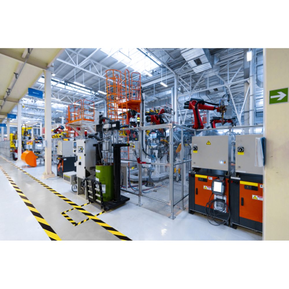 Клейкая лента СИЛА STHW-2548YB Разметочная 25м x 48мм x 0.15мм жёлто-черная