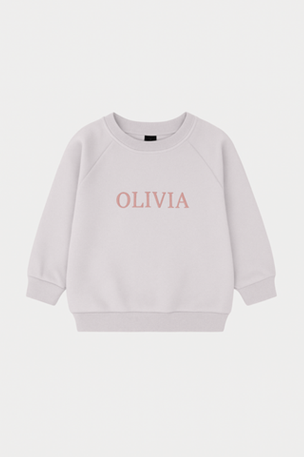 Свитшот oversized светло-серый