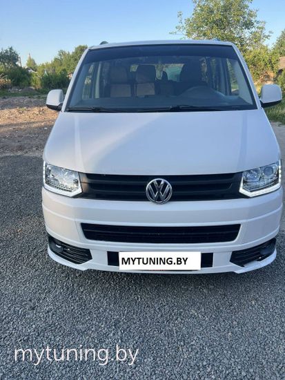 Передние фары Tru DRL для Volkswagen T5 (10-15) динамические хромированные