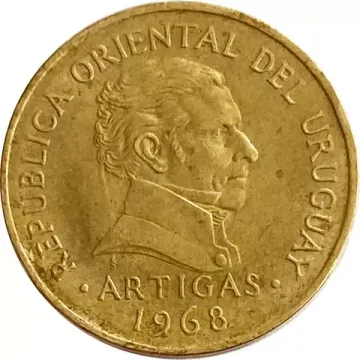 1 песо 1968 Уругвай