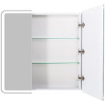 Зеркальный шкаф BelBagno Marino 80 SPC-MAR-800/800-2A-LED-TCH с подсветкой Белый