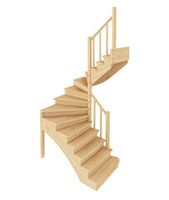 Лестница деревянная К-103м
