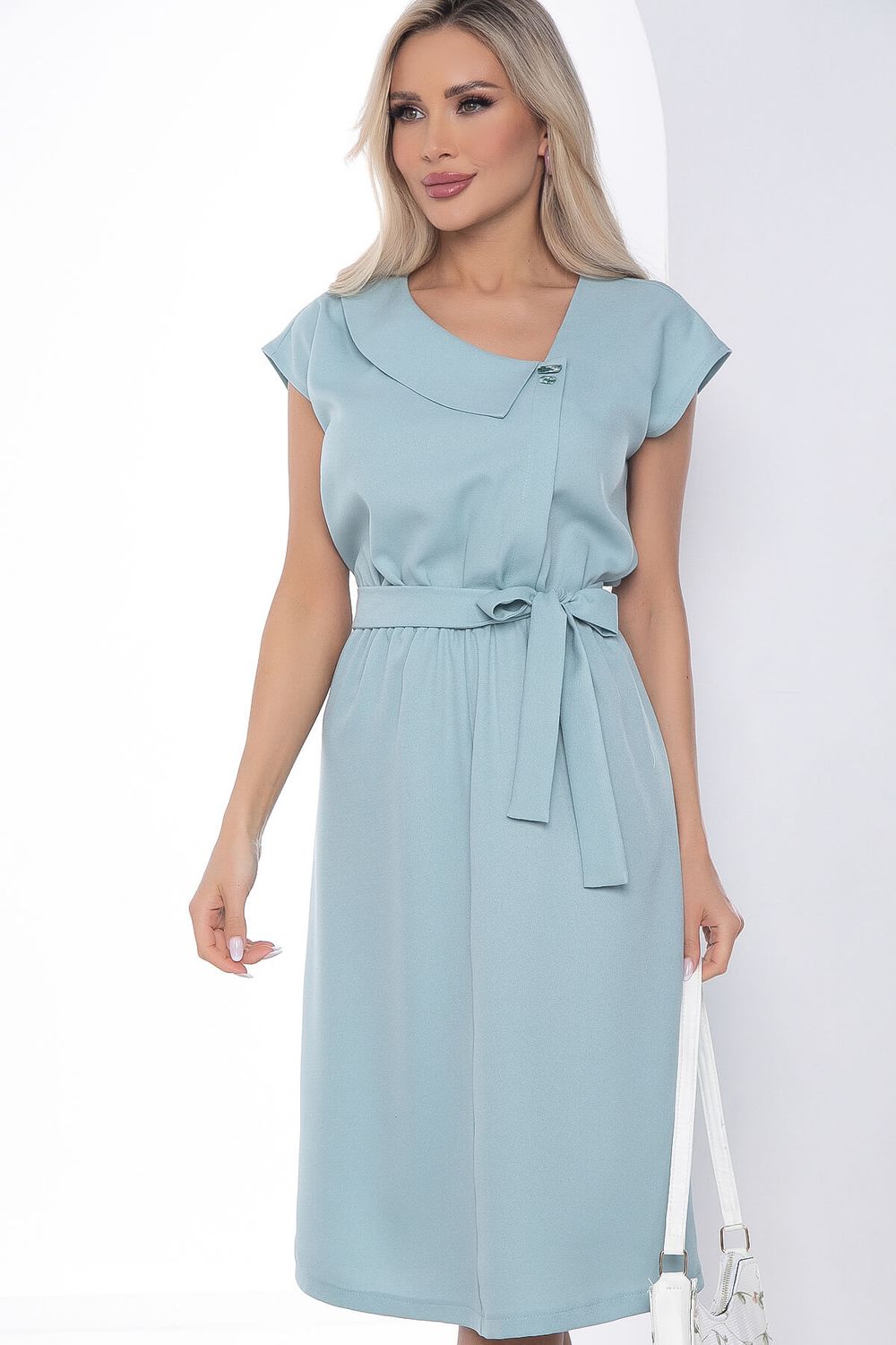 Платье Элегантное решение мята П10191 LT Collection