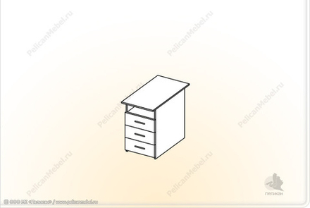 Стол с ящиками Триумф СЯ