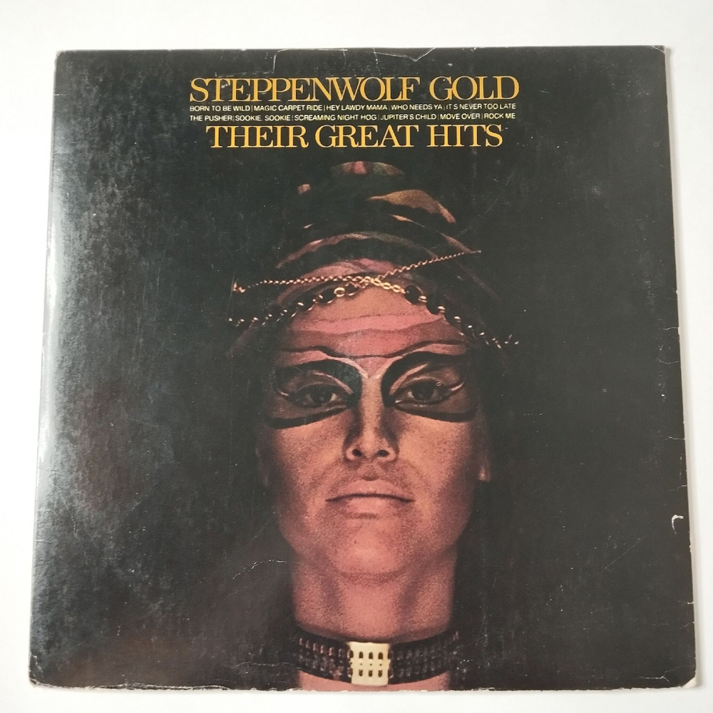 Винтажная виниловая пластинка LP Steppenwolf Gold (Their Great Hits) (USA 1972)
