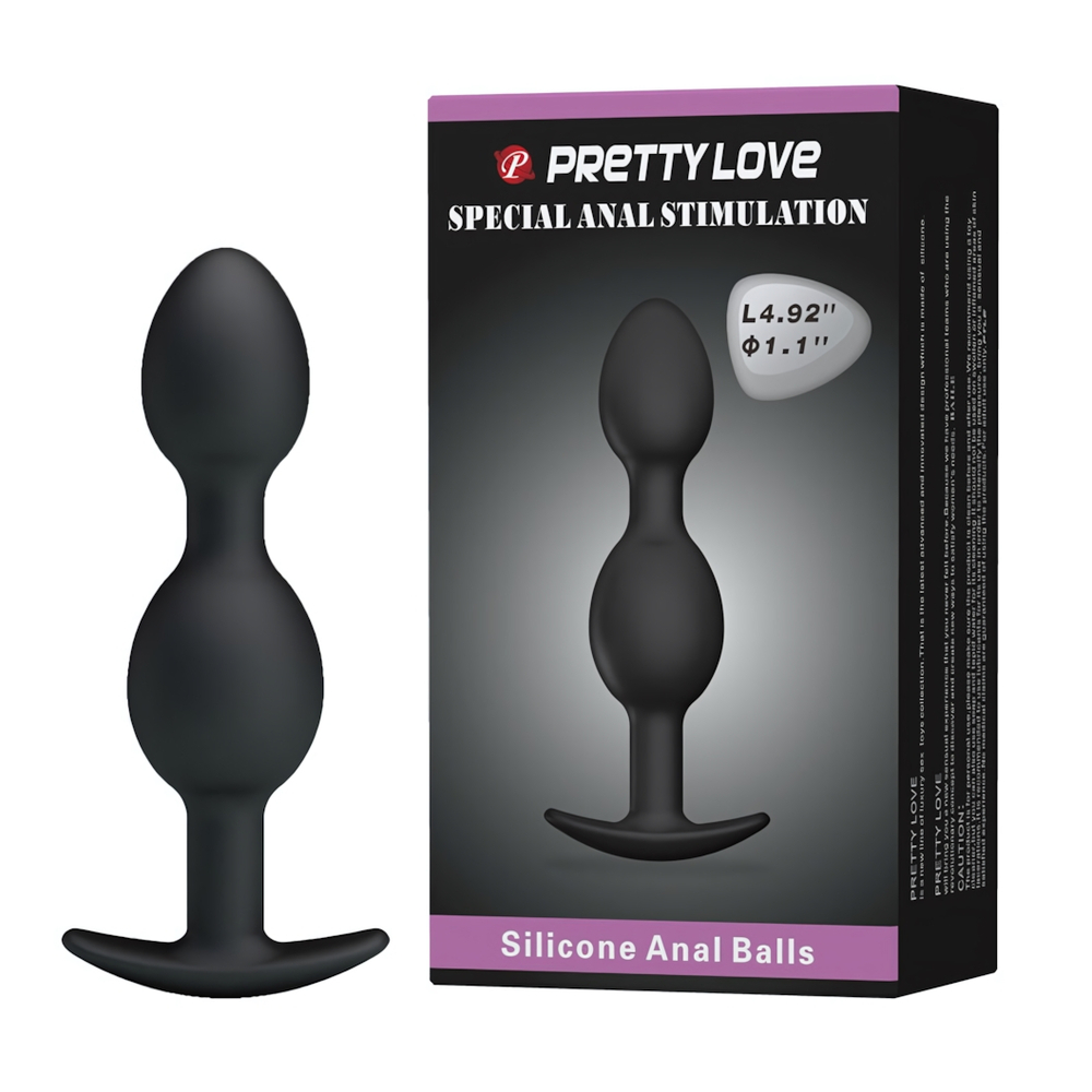 Анальные шарики Black Pretty Love BI-040035