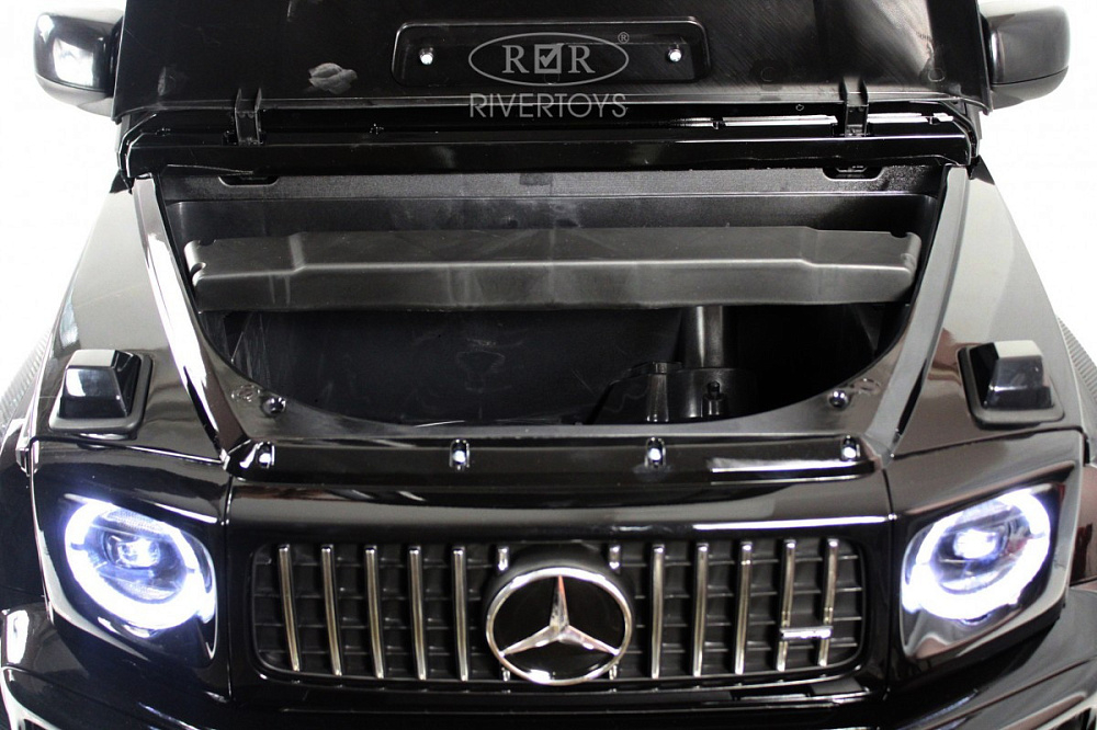 Детский электромобиль RiverToys Mercedes Benz G63 Y777YY GREY-GLANEC/серый глянец