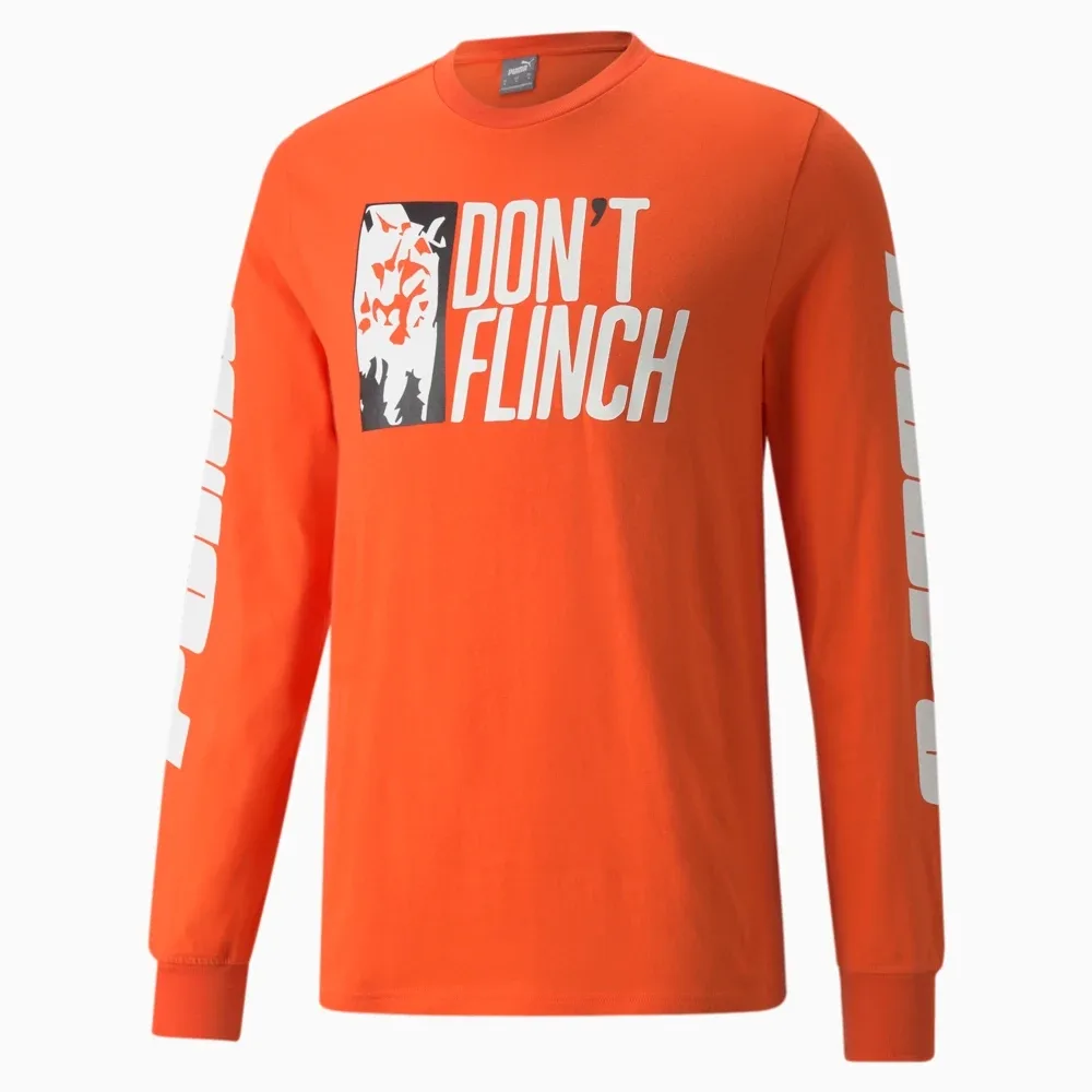 53213106 Лонгслив PUMA 4th Quarter LS Tee Cherry Tomato