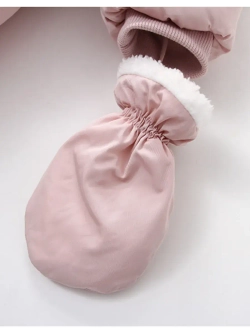 Зимний комбинезон для новорожденной девочки