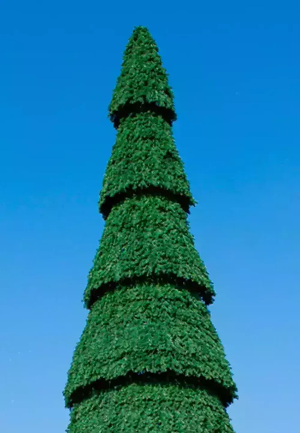 Светодинамическая елка сегментная, встроенное освещение - "Сибирская" 26 м