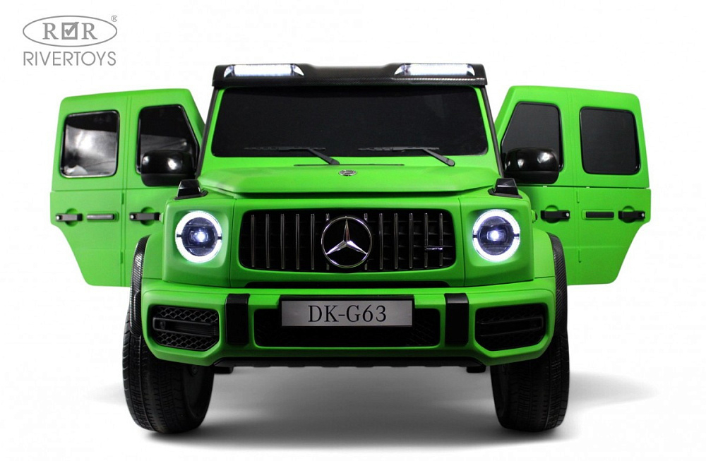 Детский электромобиль RiverToys Mercedes Benz G63 Y777YY GREEN-MATTE/зеленый матовый