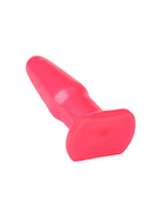 Розовый гелевый плаг на подставке - 14 см. (Цвет: розовый)