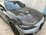 Карбоновые передние крылья с воздуховодами и карбоновый капот для BMW 4 серии G26 БМВ