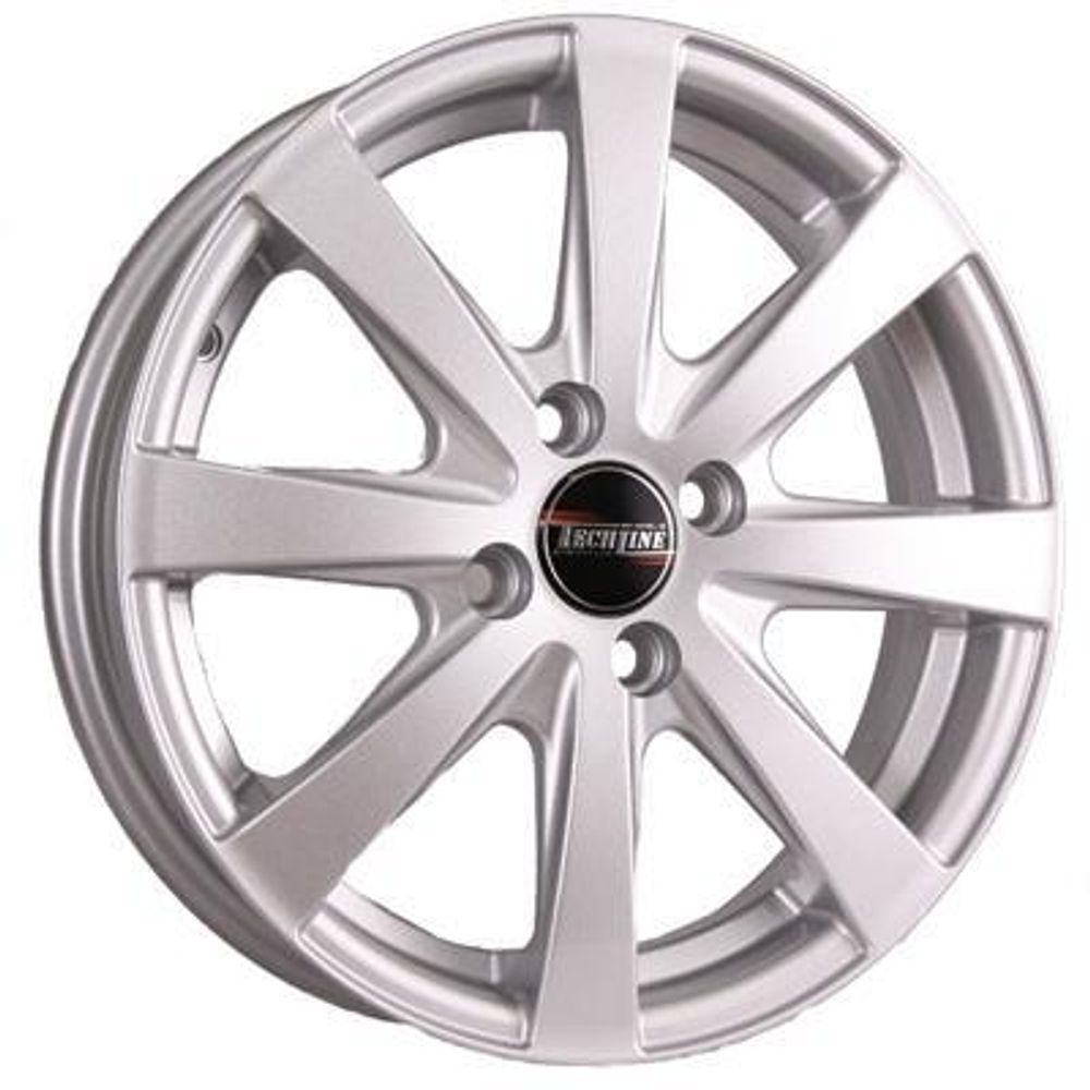 Tech Line 634 6x16 4x100 ET 37 Dia 60.1 (silver)