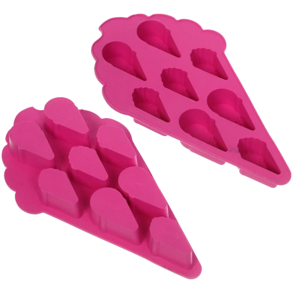 Форма для льда силиконовая «Мороженое» 19,5*11см, цвета микс