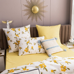 Комплект постельного белья Люкс Сатин 100% хлопок на резинке AR286