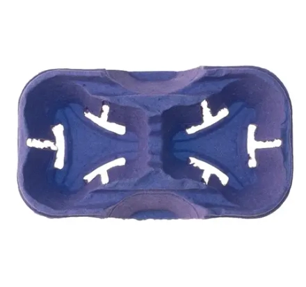 Держатель для 2-х стаканов 193х108х42мм фиолетовый