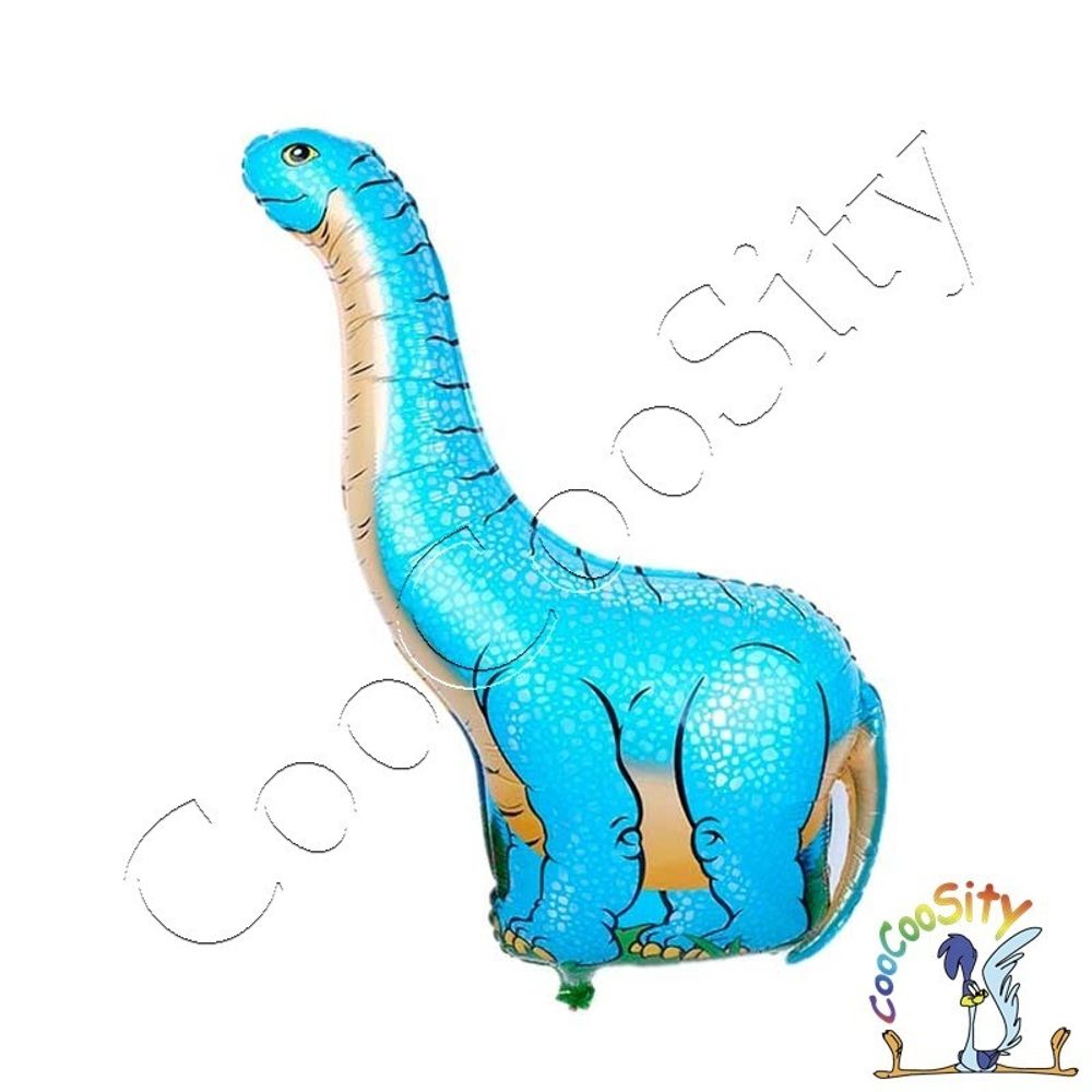 Шар Фигура, Динозавр голубой, 1 шт. (68х96 см)