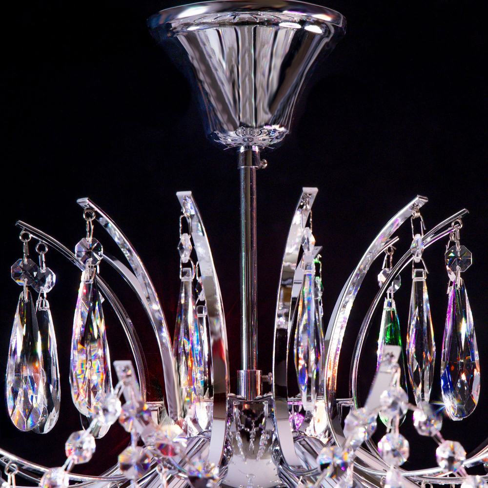 Citilux Селена CL302160 Люстра хрустальная Хром