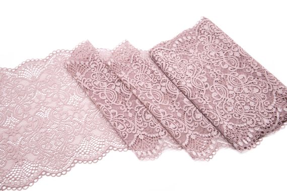 03-170  Кружево эластичное 22 см, лотос