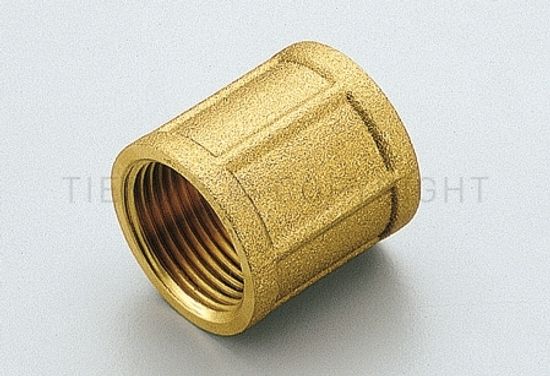 Муфта латунная Tiemme 1"x1" ВР с внутренней резьбой фитинг 1500032