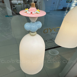 Подвесной светильник Cloyd LOTTIE-E P1 / Ø15 см - керамика - золото (арт.11894)