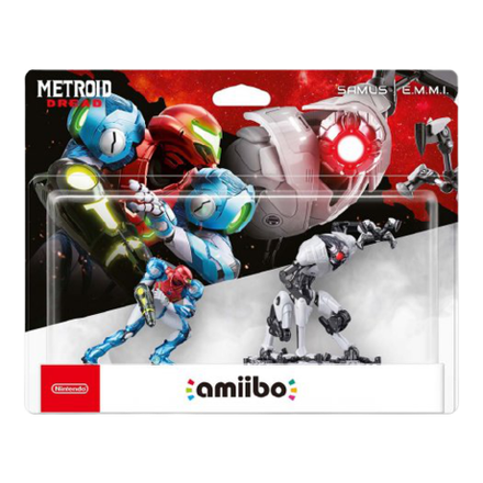 Фигурка Amiibo - Amiibo Самус Аран и E.M.M.I (коллекция Metroid) комплект из 2-х фигурок