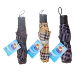 Зонт мужской механический «Ultramarine», клетка, 8 спиц, d-105см, длина в слож. виде 24см