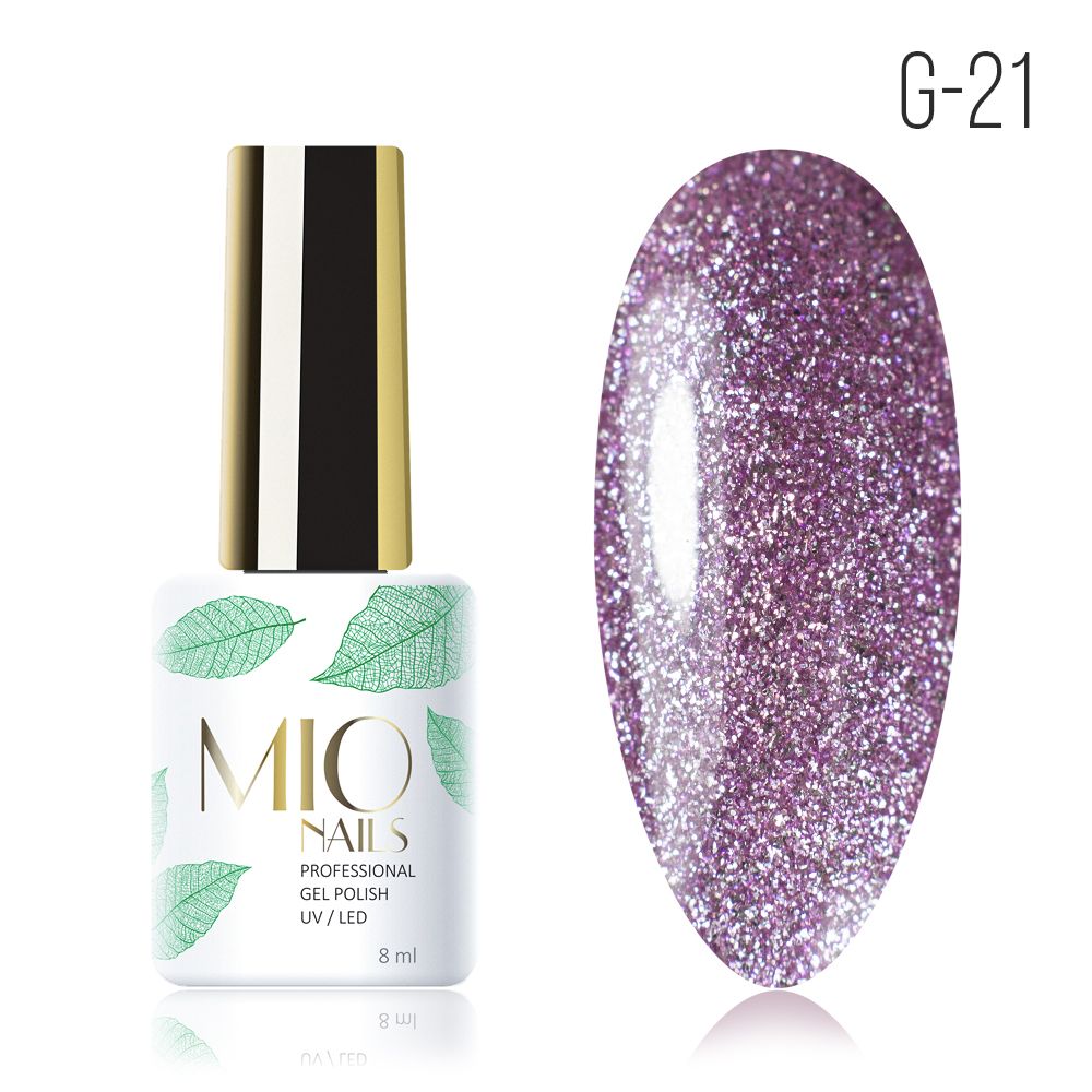 Mio Nails G-21 Пурпурный блеск, 8 мл