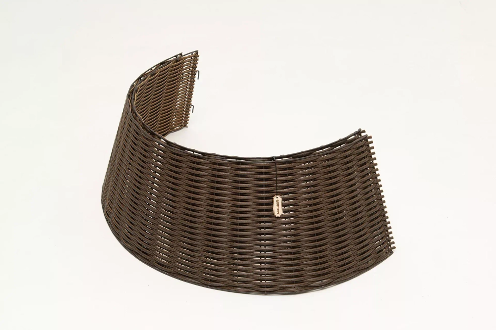 Корзина под елку Премиум Царская Лоза 87 см., разборная, лесной орех, ЕлкиТорг (87-222)