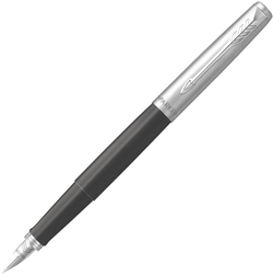 Parker Jotter Original - Black Chrome CT, перьевая ручка, F, подар.кор.