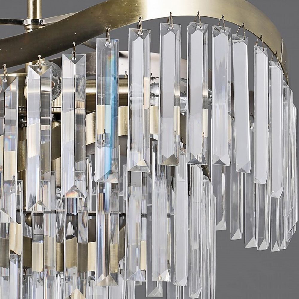 Подвесная люстра ILLUMICO IL3475 IL3475-8PSQ-25AB ELITE