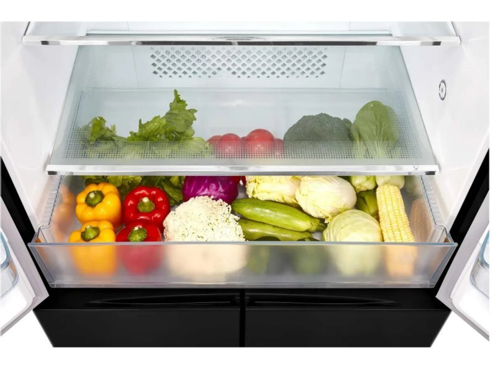 Холодильник Korting KNFM 81787 GN черный