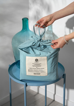 Постельное белье 1.5 спальное Luxberry Urban морская волна