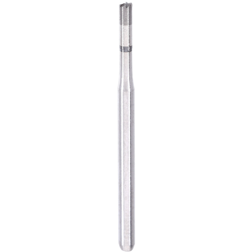 H207D.316.012  Фреза твердосплавная цилиндрическая, синий, хвостовик турбинный экстрадлинный (FGXL), диаметр 1,2 мм, Komet Dental Gerb.Brasseler