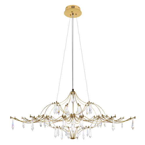 Подвесная светодиодная люстра Loft It Mira 10587/1000 Gold Asfour