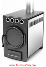 Дровяная печь Нормаль-2 Турбо антрацит, НК, ТВ