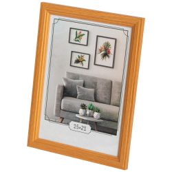 Фоторамка Image Art С22 МДФ универсальная 15х21 цвет янтарь вставка прозрачный пластик | Image Art