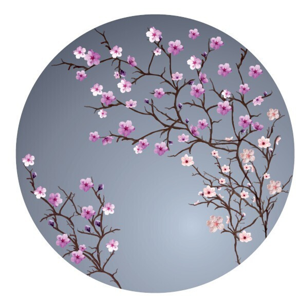 Сервировочная салфетка круглая 36 см Сакура