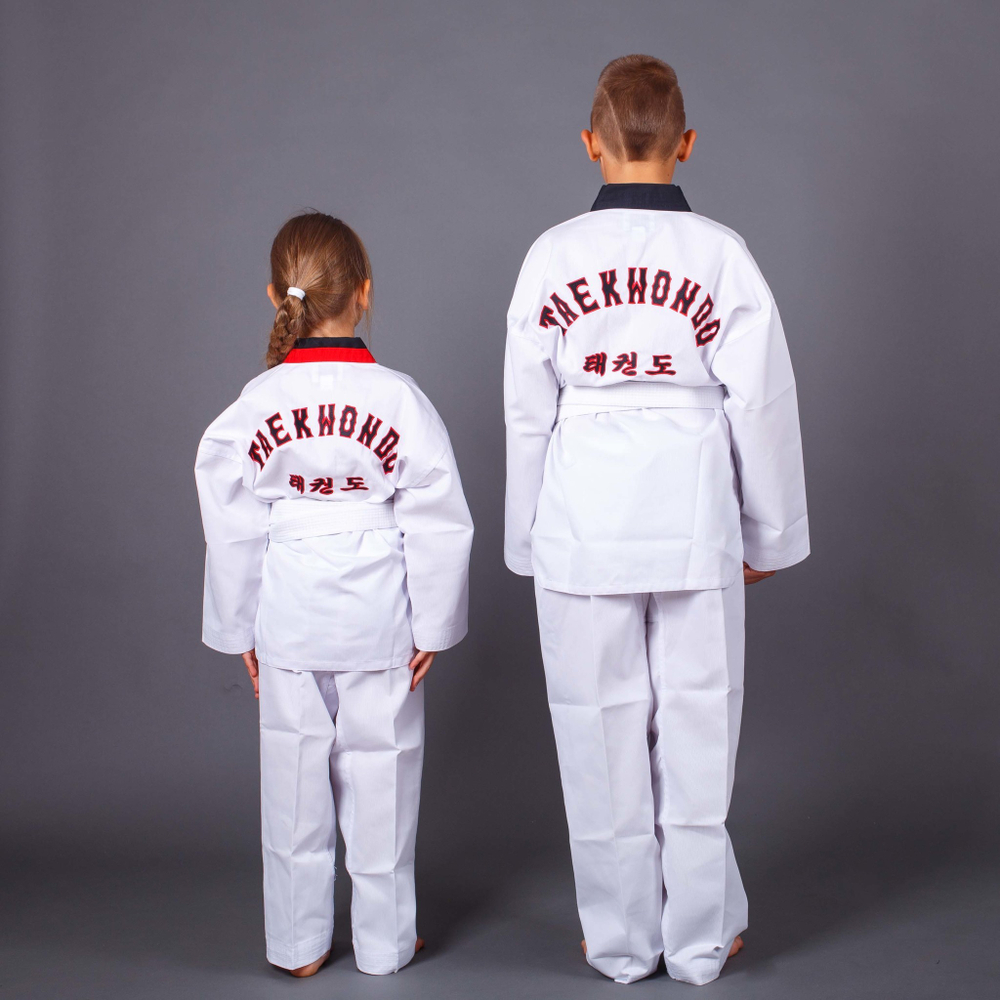 Добок WTF ProfSport Brave Poom с вышивкой детский