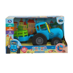 Каталка "Синий трактор" 25+ песен, стихов,звуков, пластик, свет, в коробка HT1543-R-WOD (Умка)