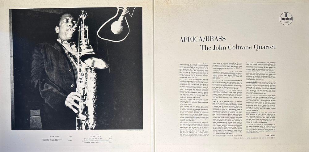 The John Coltrane Quartet ‎– Africa/Brass (Япония 1976г.)