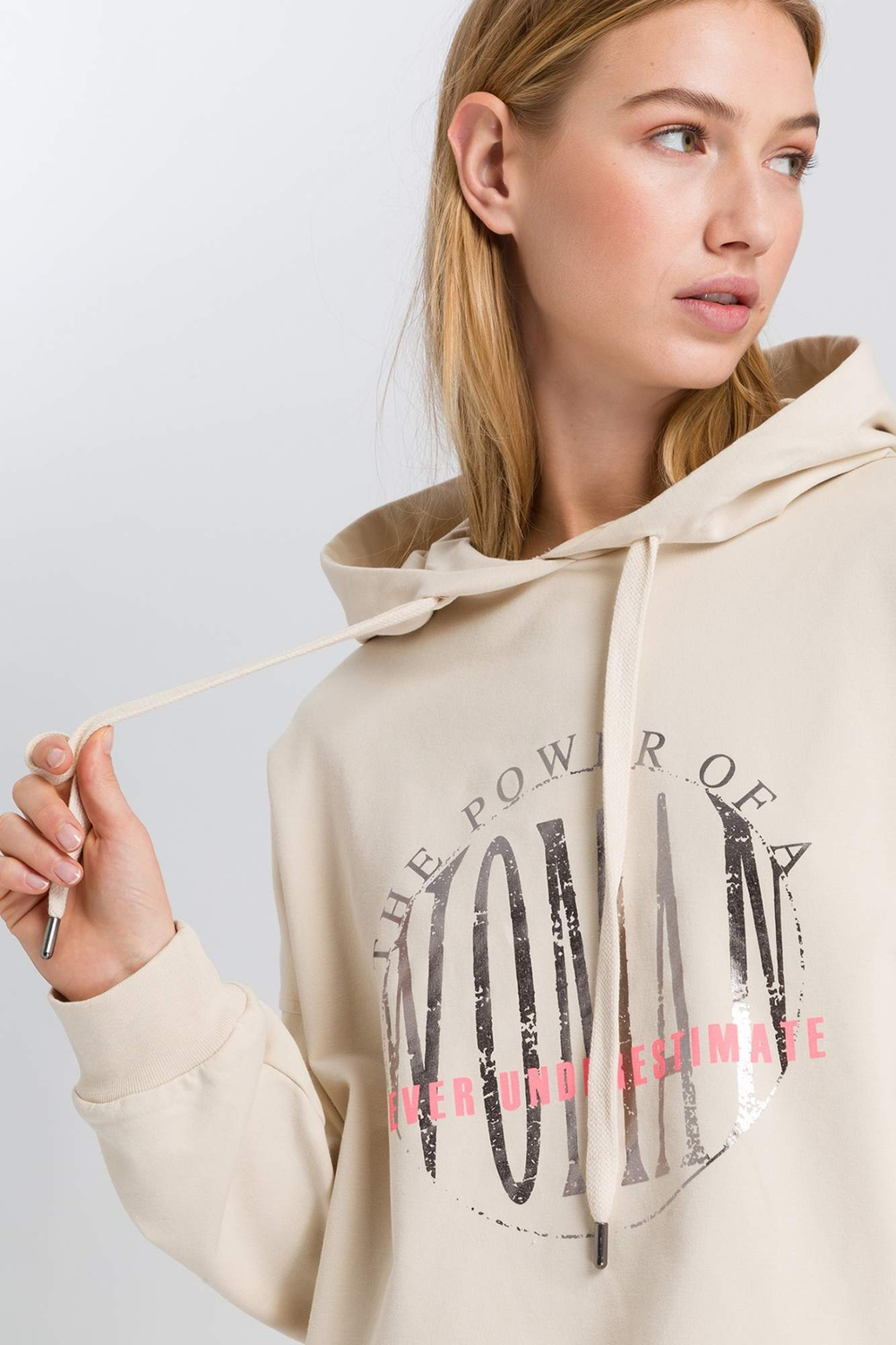 Худи Marc Aurel 73154-7114 бежевый серебром