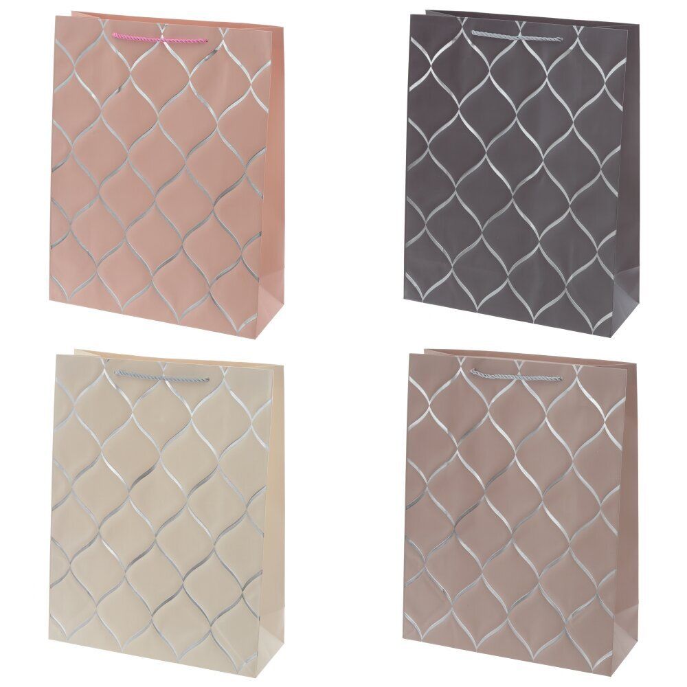 GAEM Пакет подарочный (бумага 210г/м2, блок микс 12шт), L31 W12 H40 см, 4в.